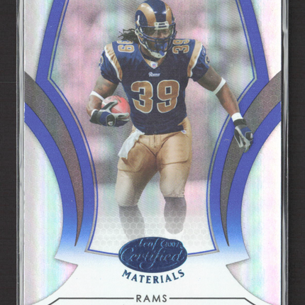 2007 Leaf Certified Materials Certified Skills Steven Jackson #CS-7 062/100