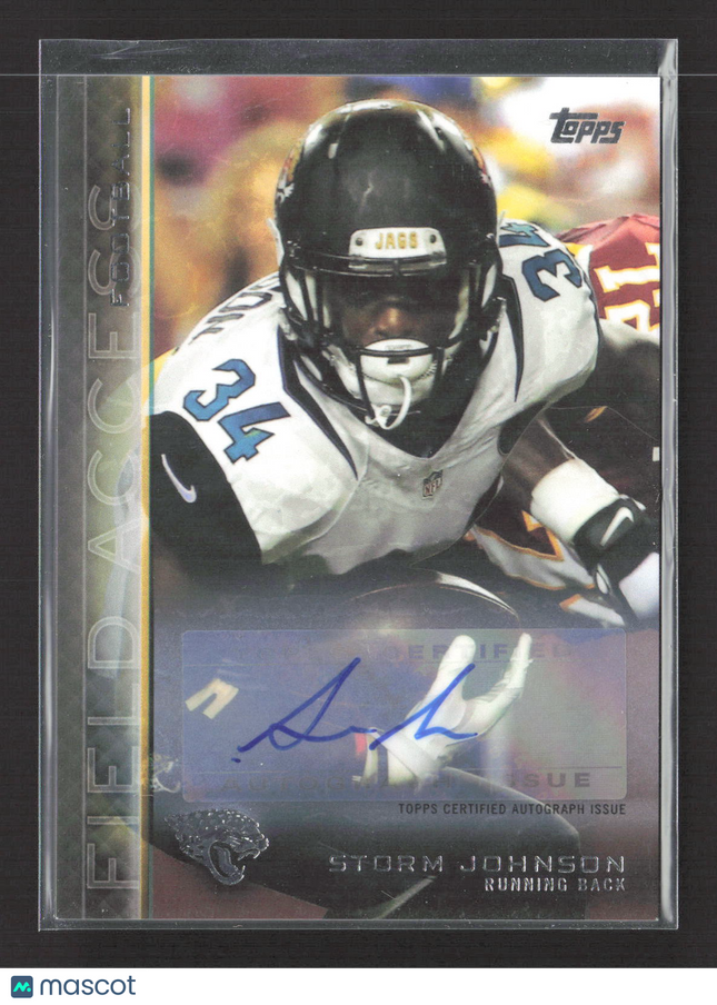 2015 Topps Field Access Storm Johnson #7 Topps Certified Autograph Issue Auto