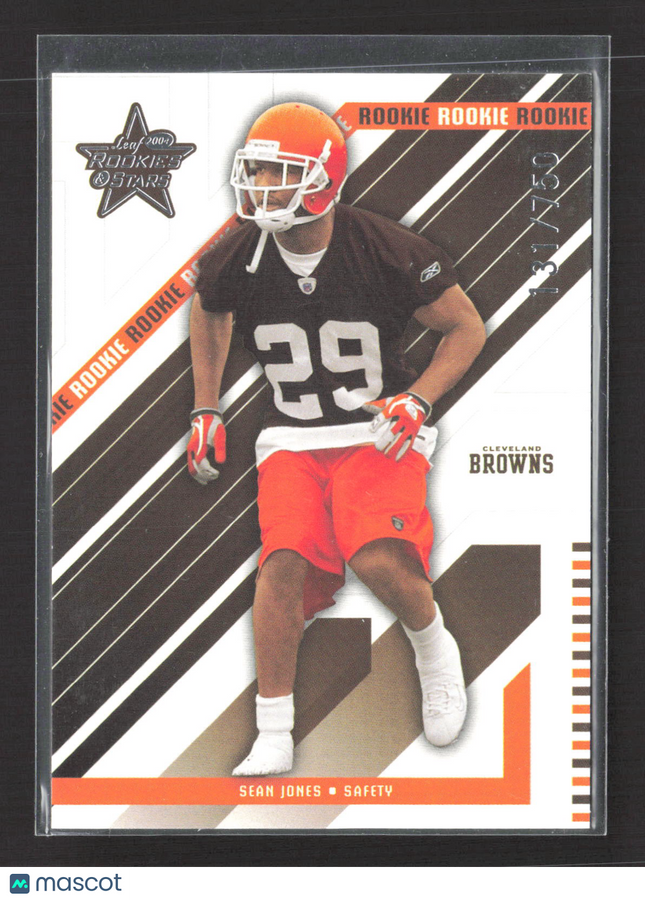 2004 Leaf Rookies & Stars Sean Jones #240 /750