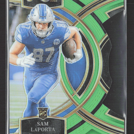2024 Panini Select Prizm Premier Sam LaPorta #106 Green RC 114/449