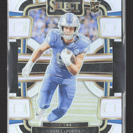 2024 Panini Select Prizm Sam LaPorta #35 Concourse RC Silver