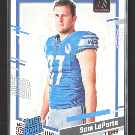 2023 Panini Donruss Football Sam LaPorta #12