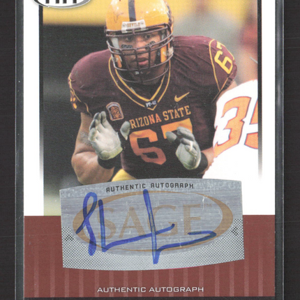 2010 SAGE HIT Shawn Lauvao #A36 Auto