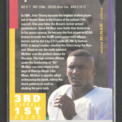 1995 Upper Deck Collector's Choice Steve McNair #3