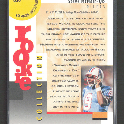 1995 Upper Deck Collector's Choice Rookie Collection Steve McNair #U20