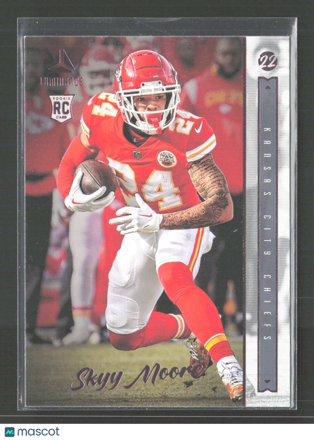 2023 Panini Chronicles Luminance Skyy Moore #207 RC Pink