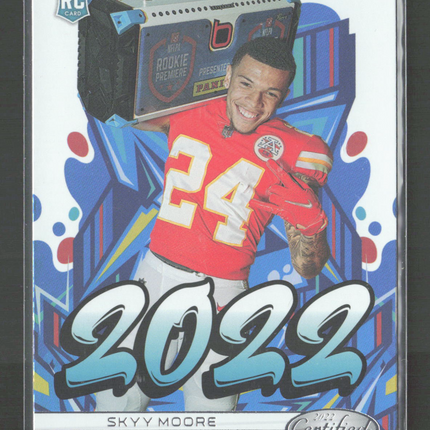 2022 Panini Certified Skyy Moore #2022-17 RC
