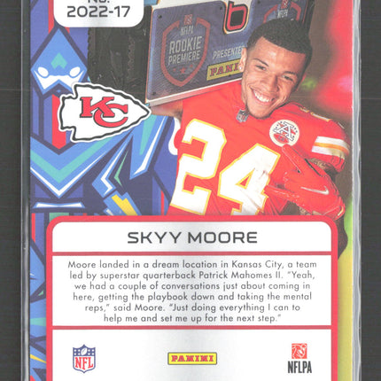 2022 Panini Certified Skyy Moore #2022-17 RC