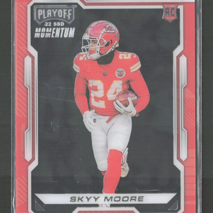 2023 Panini Chronicles Playoff Momentum Skyy Moore #PMR-22 RC