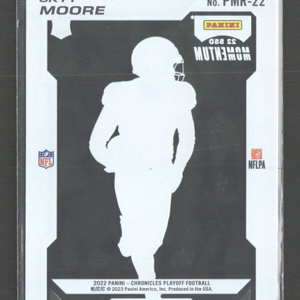 2023 Panini Chronicles Playoff Momentum Skyy Moore #PMR-22 RC