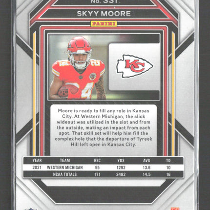 2023 Panini Prizm Skyy Moore #331