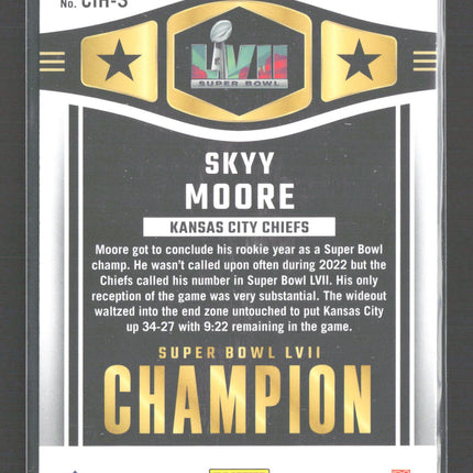 2023 Panini Donruss Champ Is Here Skyy Moore #CIH-3