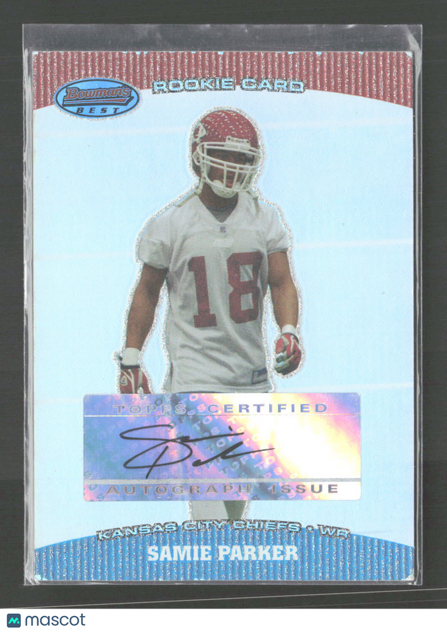 2004 Topps Bowman's Best Samie Parker #153 Auto