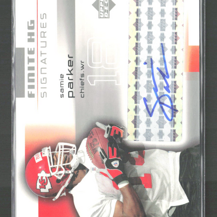 2004 Upper Deck Finite HG Signatures Samie Parker #FS-SP Auto