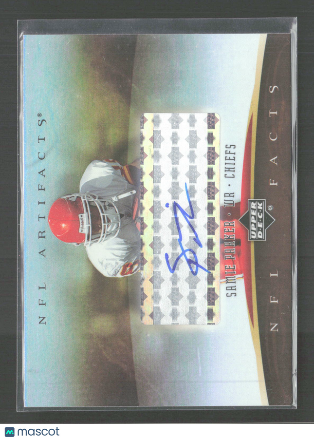 2007 Upper Deck Artifacts NFL Facts Samie Parker #NF-SP Auto