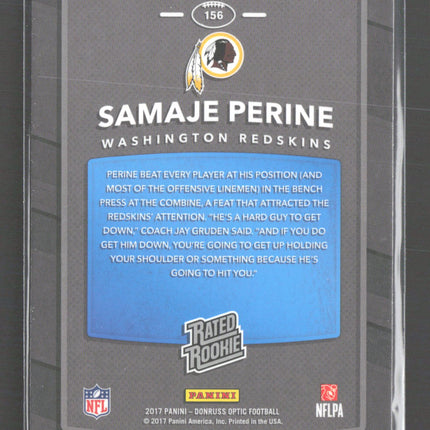 2017 Panini Donruss Optic Samaje Perine #156