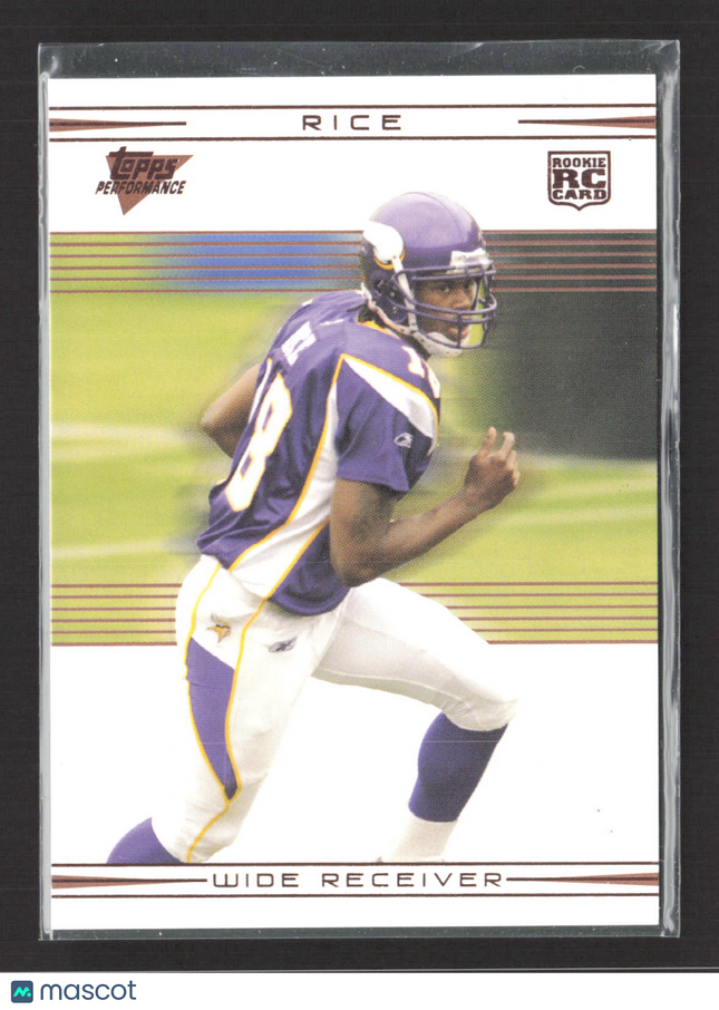 2007 Topps Performance Sidney Rice #117 RC 113/199