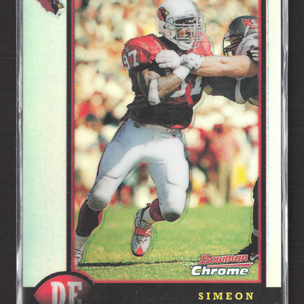 1998 Bowman Chrome Simeon Rice #74 Refractor