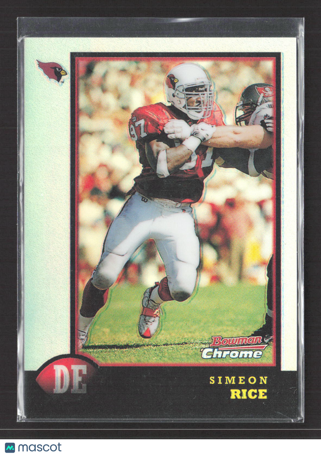 1998 Bowman Chrome Simeon Rice #74 Refractor