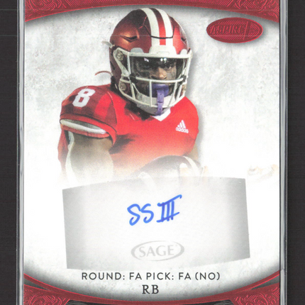 2021 SAGE Aspire Football Stevie Scott III #ASP-107 Auto