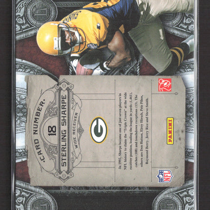 2011 Panini Crown Royale Living Legends Sterling Sharpe #18