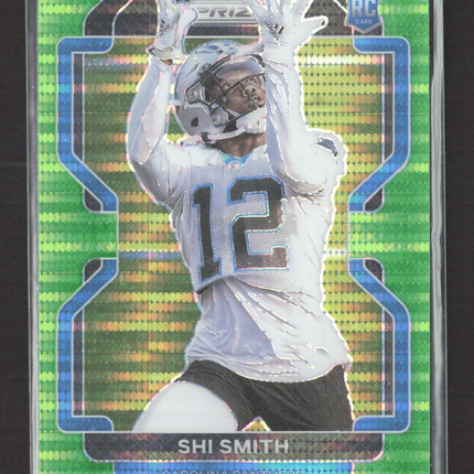 2021 Panini Prizm Shi Smith #408 Green Pulsar RC