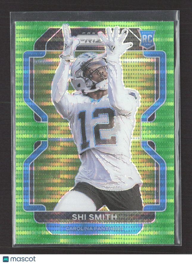 2021 Panini Prizm Shi Smith #408 Green Pulsar RC