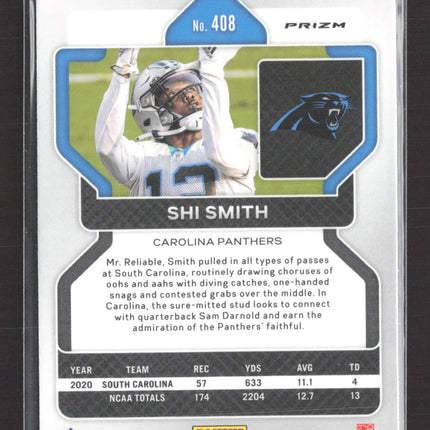 2021 Panini Prizm Shi Smith #408 Green Pulsar RC