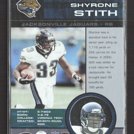 2001 Pacific Invincible Shyrone Stith #108 53/55