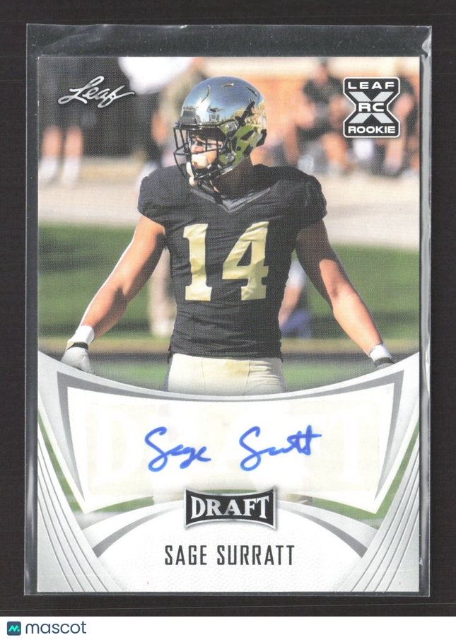 2021 Leaf Draft Sage Surratt #BA-SS1 RC Auto