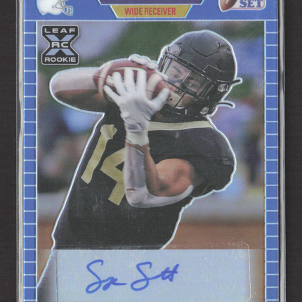 2021 Leaf Pro Set Sage Surratt #PA-SS1 Blue RC 13/15 Auto