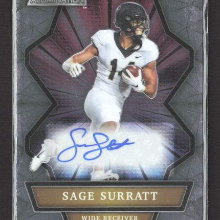 2021 Wild Card Alumination Sage Surratt #ABC-A Auto