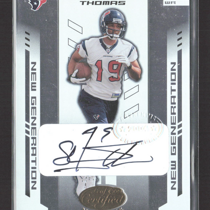 2004 Leaf Certified Materials New Generation Sloan Thomas #195 Auto