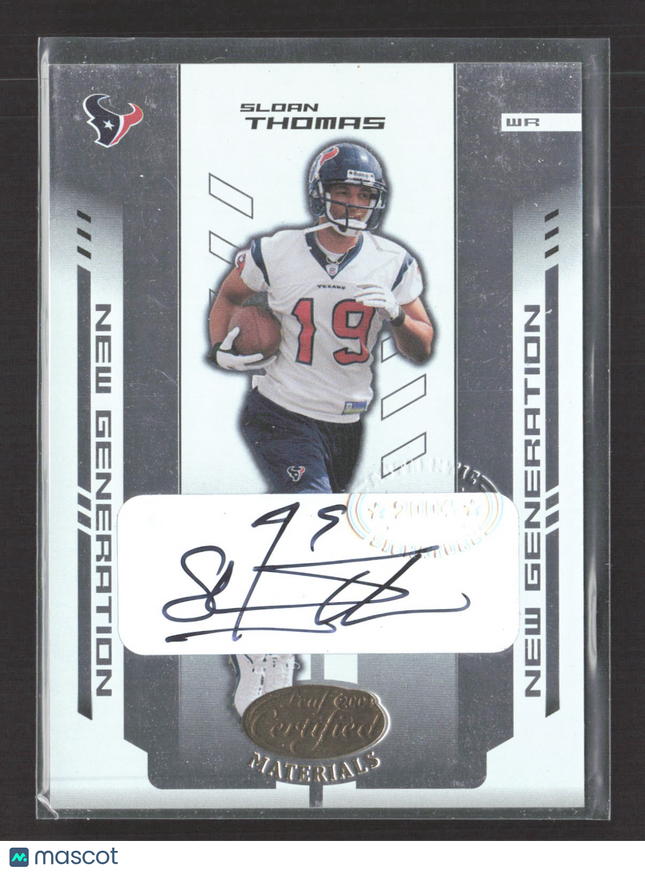 2004 Leaf Certified Materials New Generation Sloan Thomas #195 Auto