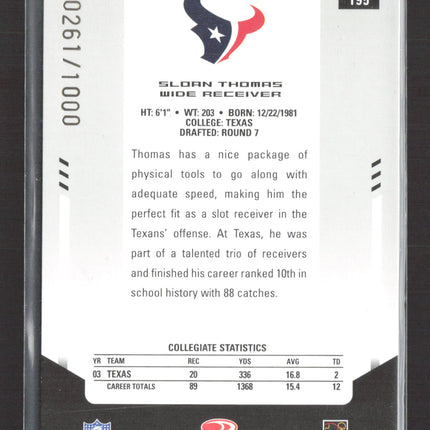 2004 Leaf Certified Materials New Generation Sloan Thomas #195 Auto