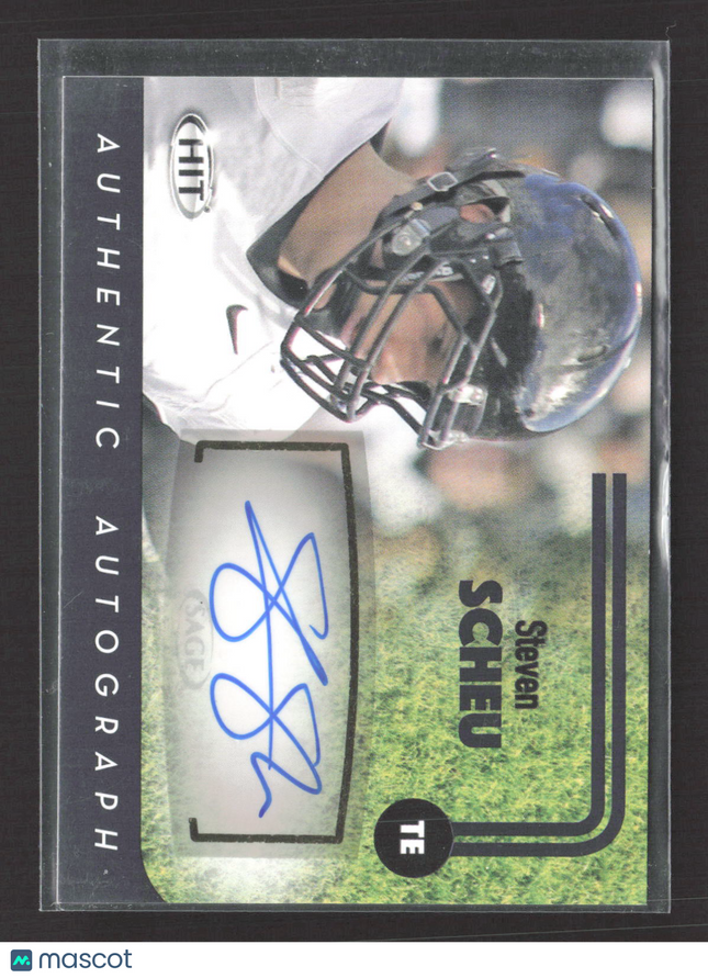 2016 SAGE HIT Steven Scheu #A70 Auto