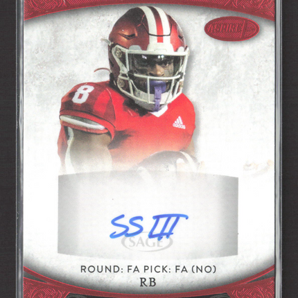 2021 SAGE Aspire Football Stevie Scott III #ASP-107 Autograph Auto