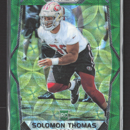 2017 Panini Prizm Solomon Thomas #252 Green Scope RC /99