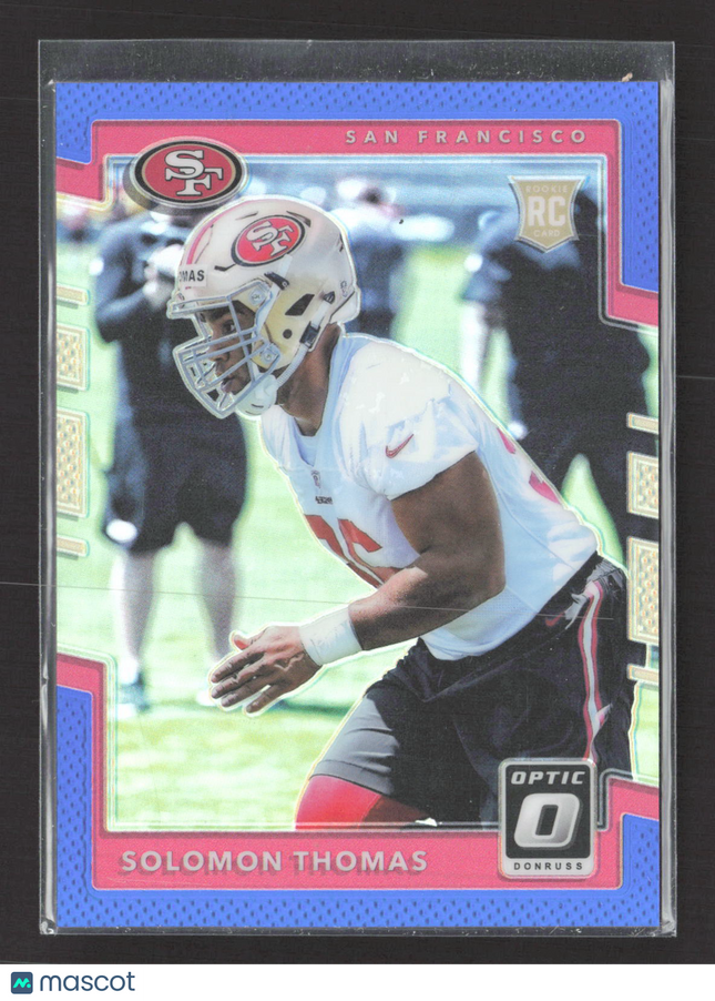 2017 Panini Donruss Optic Prizm Solomon Thomas #116 Blue 034/149