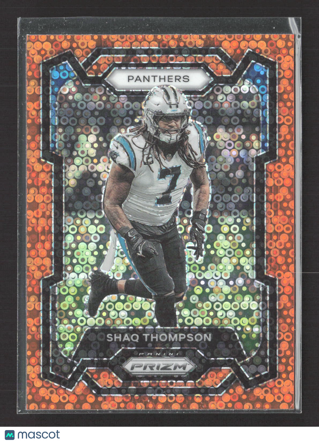 2023 Panini Prizm Shaq Thompson #45 Orange Disco