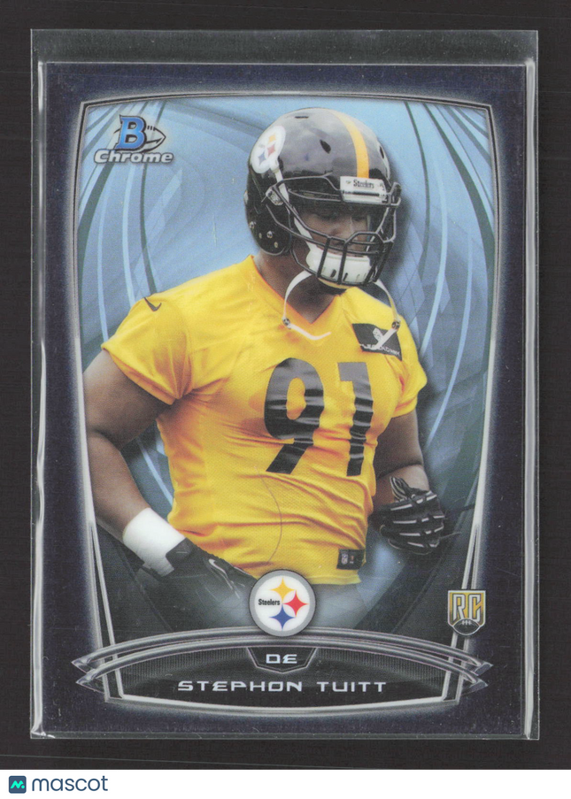 2014 Bowman Chrome Stephon Tuitt #114 RC Black /299