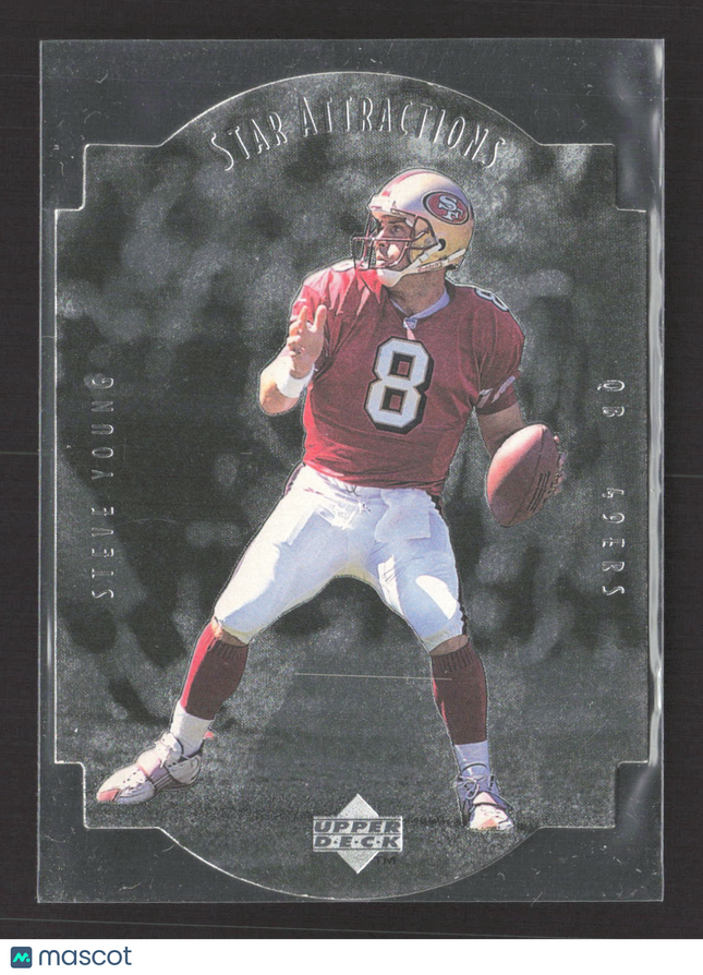 1997 Upper Deck Star Attractions Steve Young #SA15