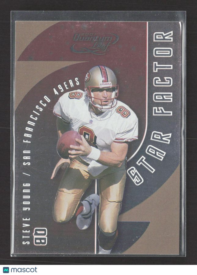 2001 Leaf Quantum Star Factor Steve Young #SF-12 0675/2000