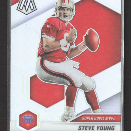 2021 Panini Mosaic Prizm Steve Young #299 Silver