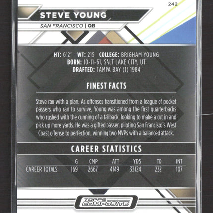 2024 Topps Composite Finest Steve Young #242 Xfractor