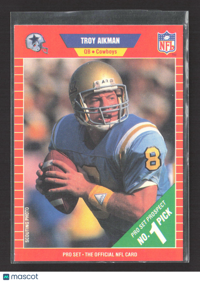 1989 Pro Set Troy Aikman #490