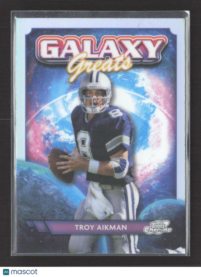 2024 Topps Chrome Galaxy Greats Troy Aikman #GG-3