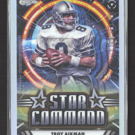 2024 Topps Chrome Star Command Troy Aikman #SC-6