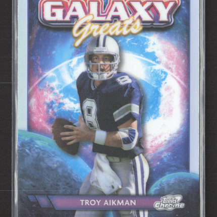 2024 Topps Chrome Galaxy Greats Troy Aikman #GG-3