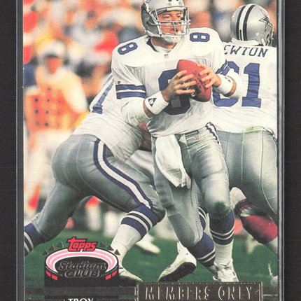 1993 Topps Stadium Club Members Only Troy Aikman #1